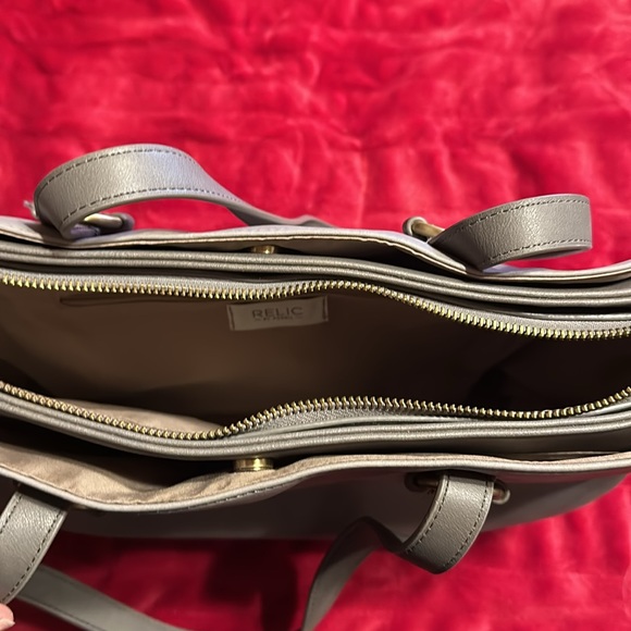 Gray handbag. Relic by Fossil. - Picture 3 of 3